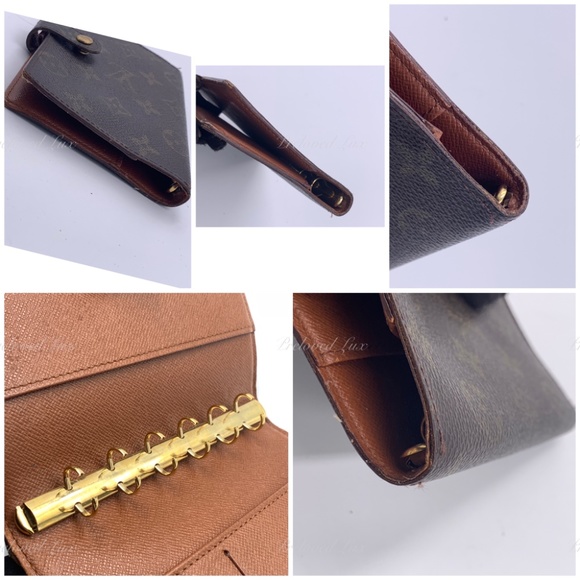 Authentic LOUIS VUITTON Monogram Canvas Small Ring Agenda PM - Picture 12 of 13